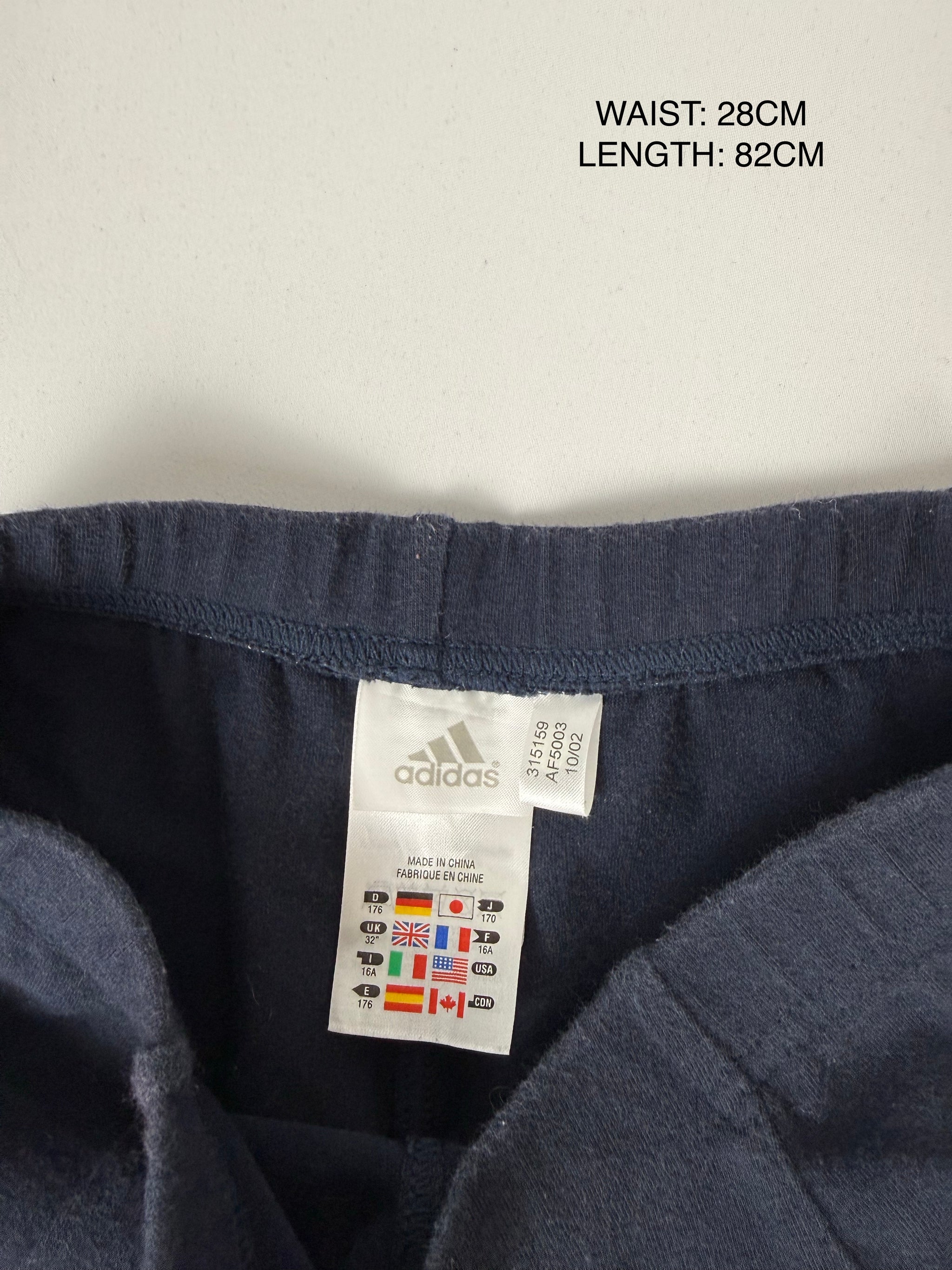 Blue stretch capri pants + top set (S)
