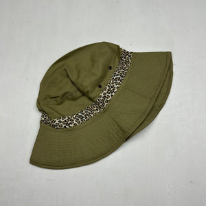 Khaki panther bucket hat