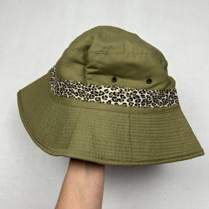Khaki panther bucket hat