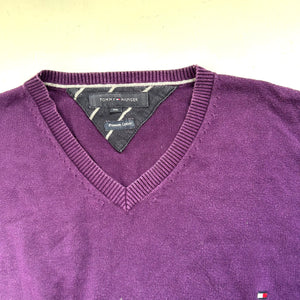 Purple cotton 90s jumper (XXL)