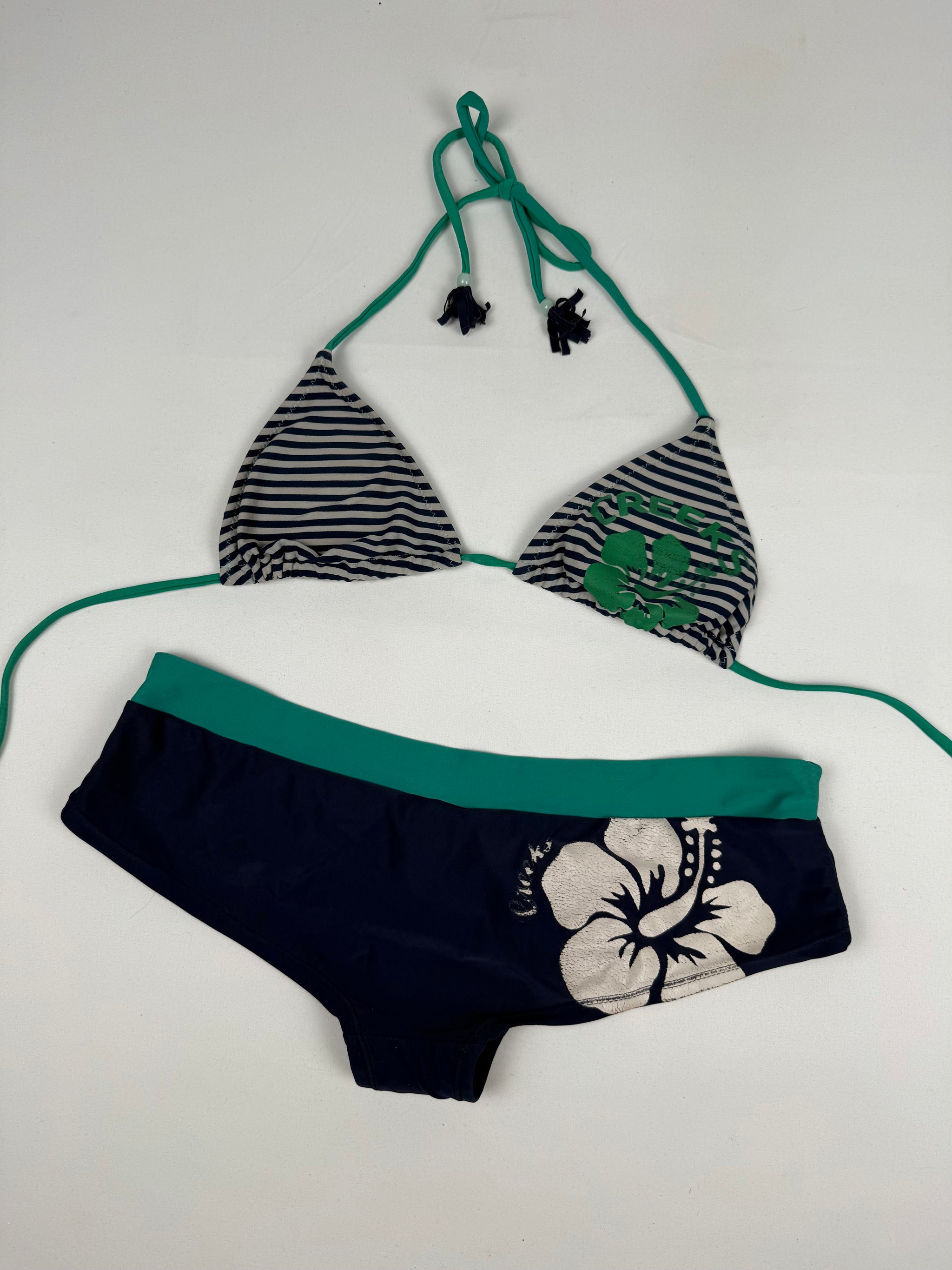 Navy shorty bikini set (M)