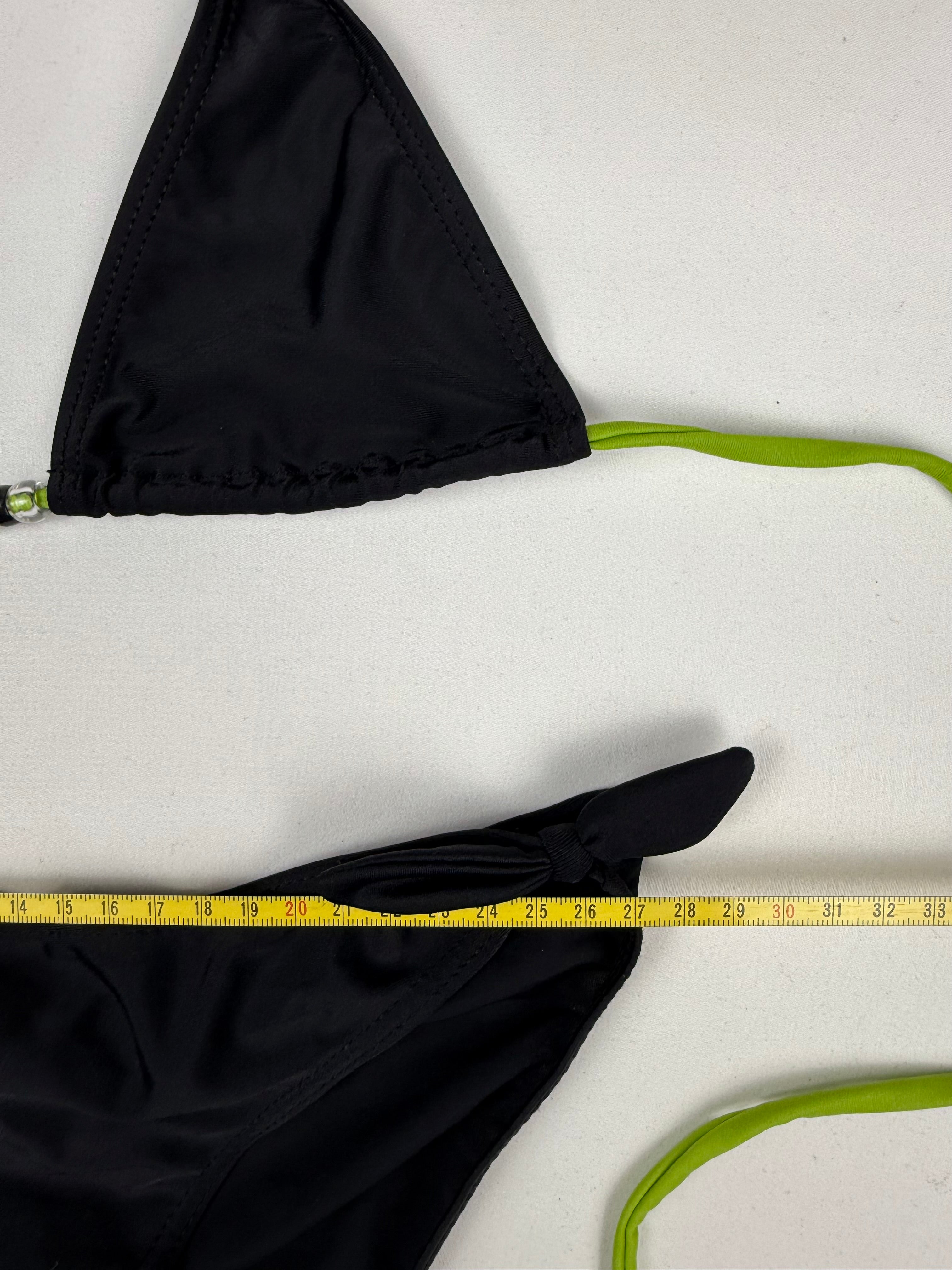 Black low rise bikini set (XS)