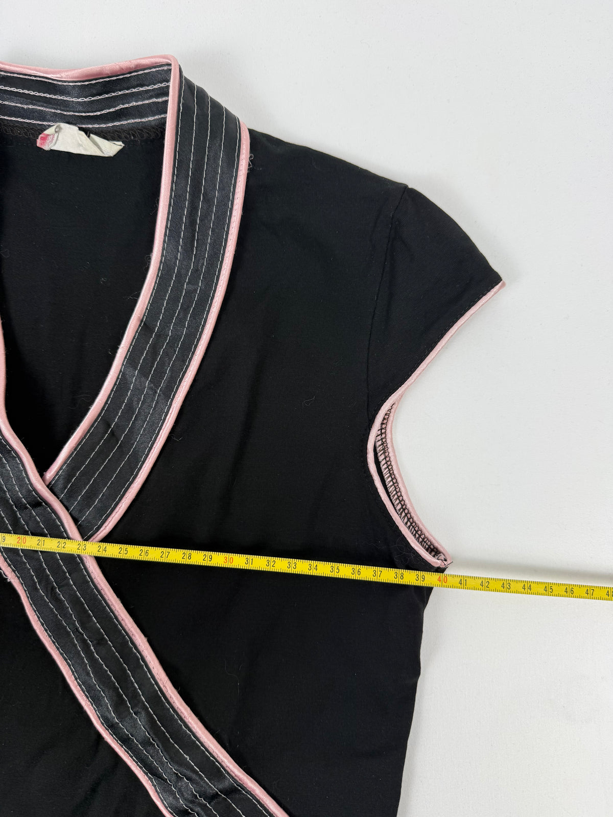 Black kimono tee (M)