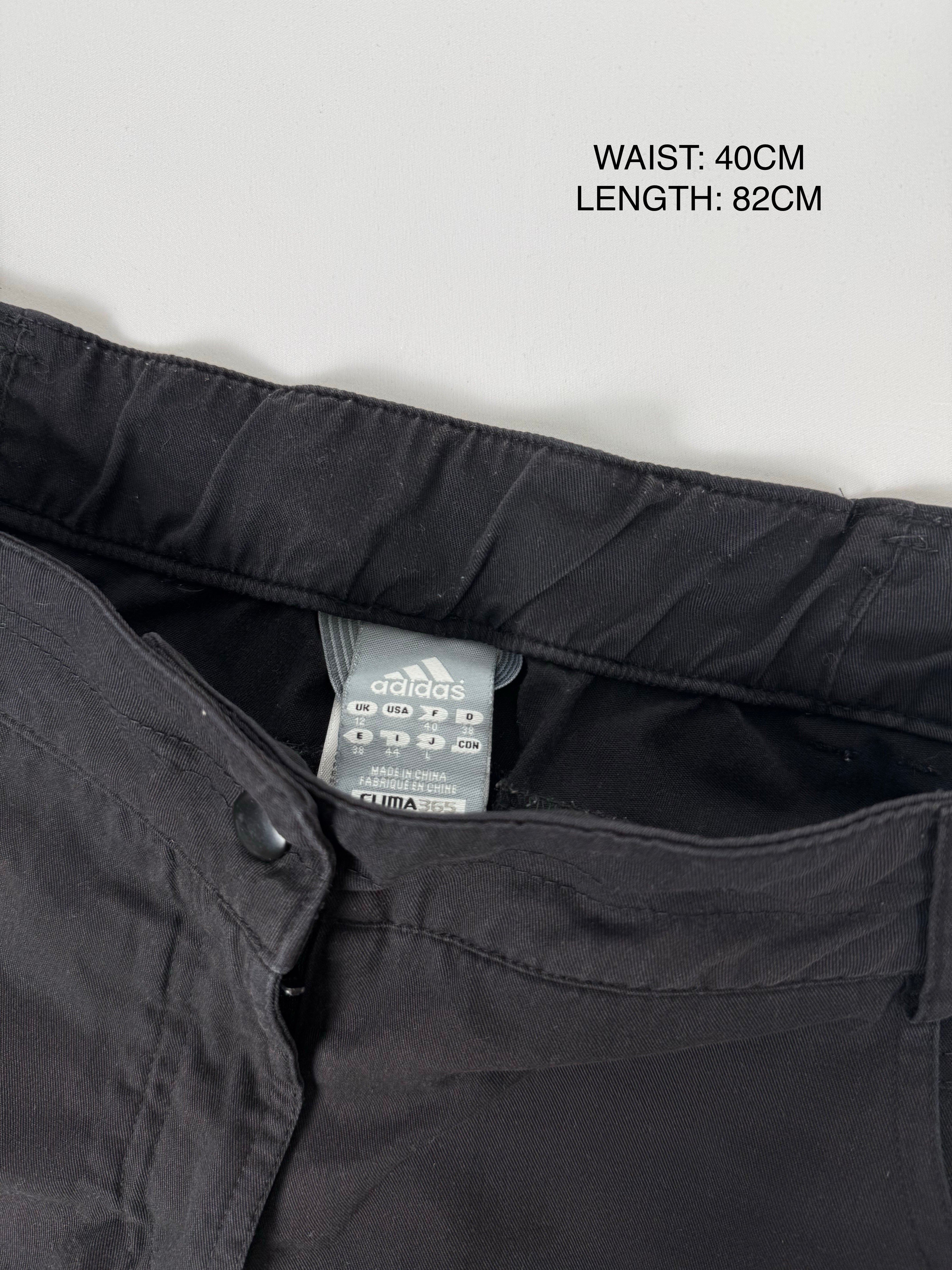 Black low rise capri pants (L)