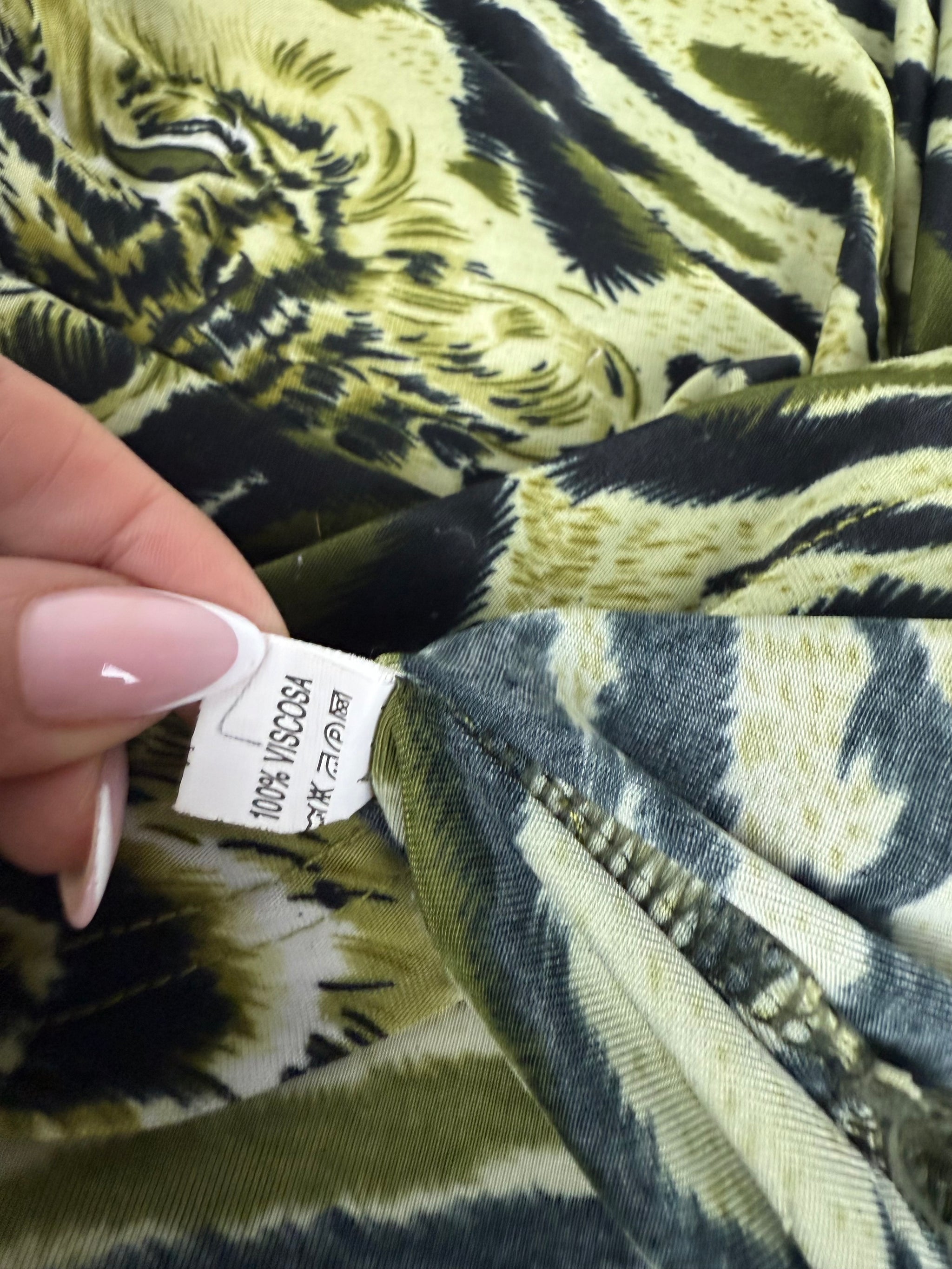 Khaki panther long sleeves top (XXL)