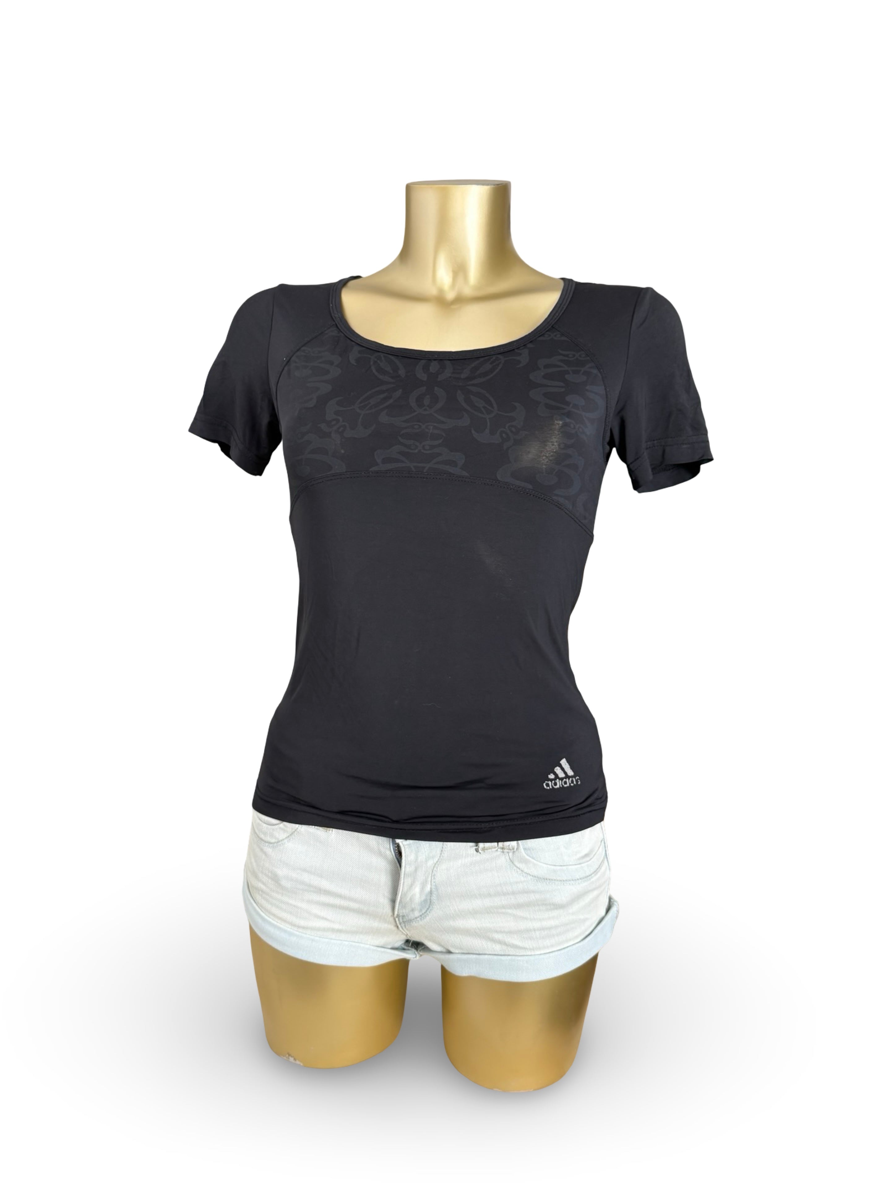 T-shirt graphique en coton kaki (S)