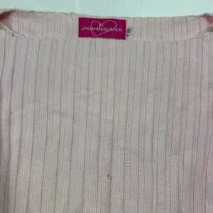Baby pink ribbed jumper (XL)