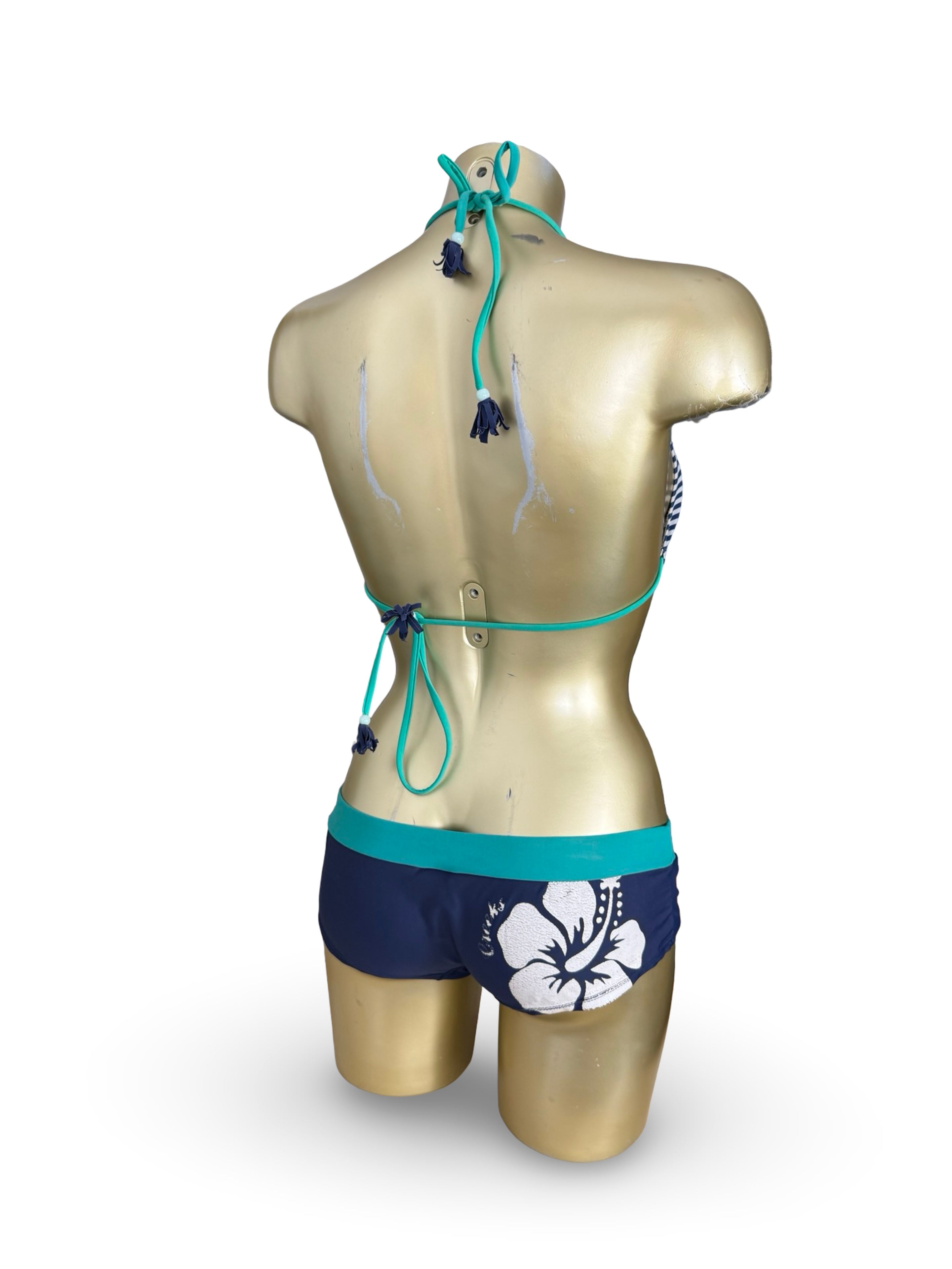 Navy shorty bikini set (M)