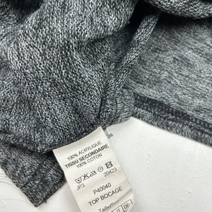 Grey 2 in 1 cardigan jumper (S)