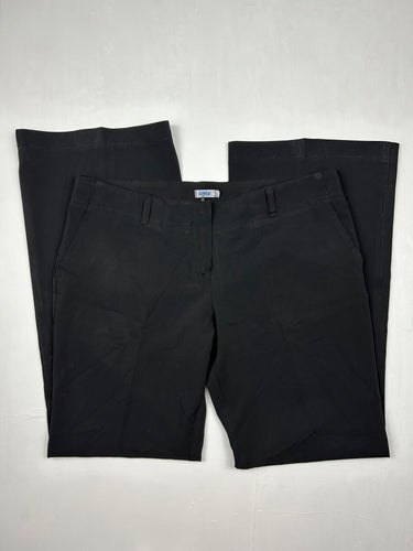 Black low rise flare /bootcut office pants (M)