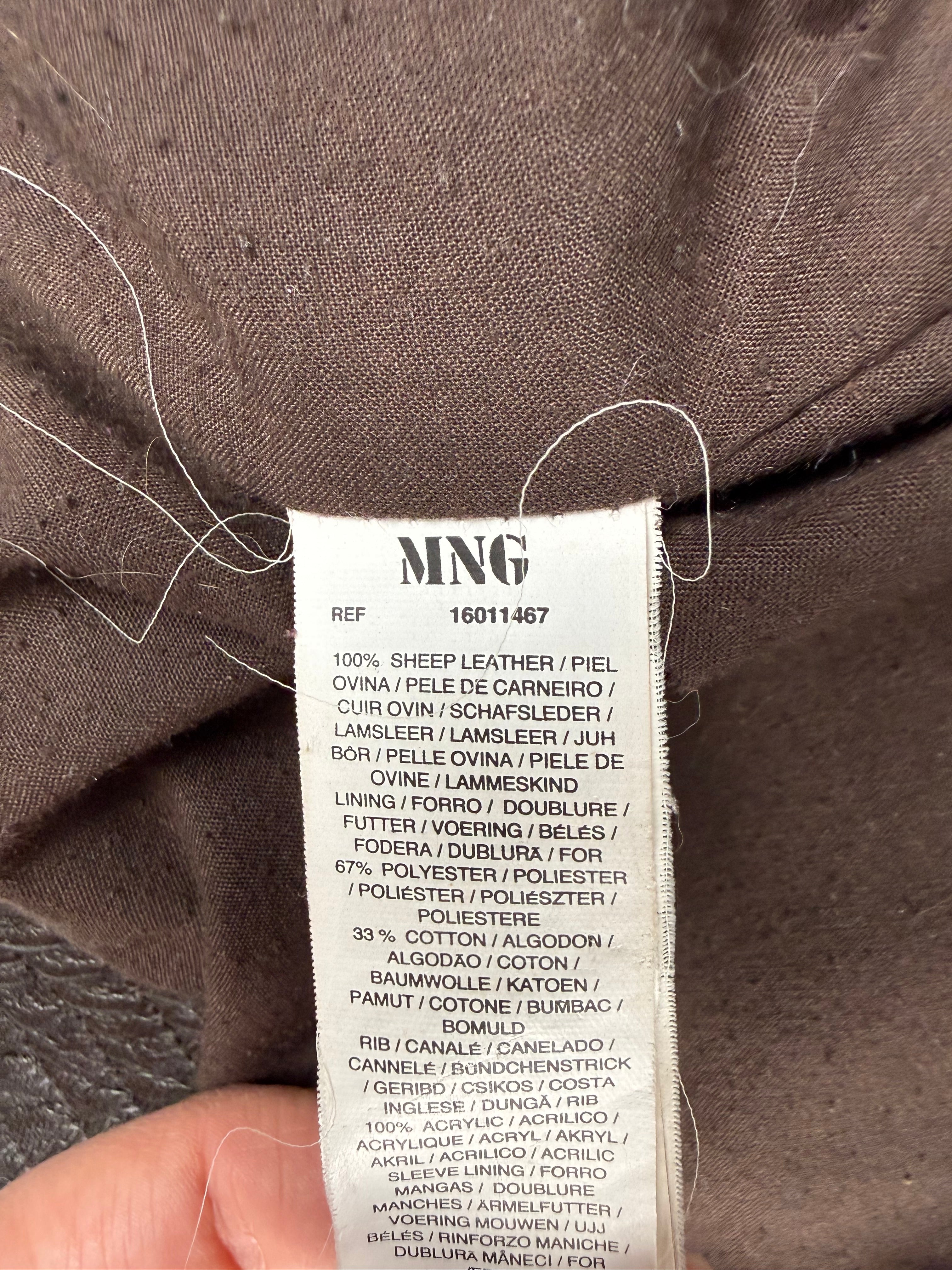 Veste ajustée 100 % coton kaki (L)