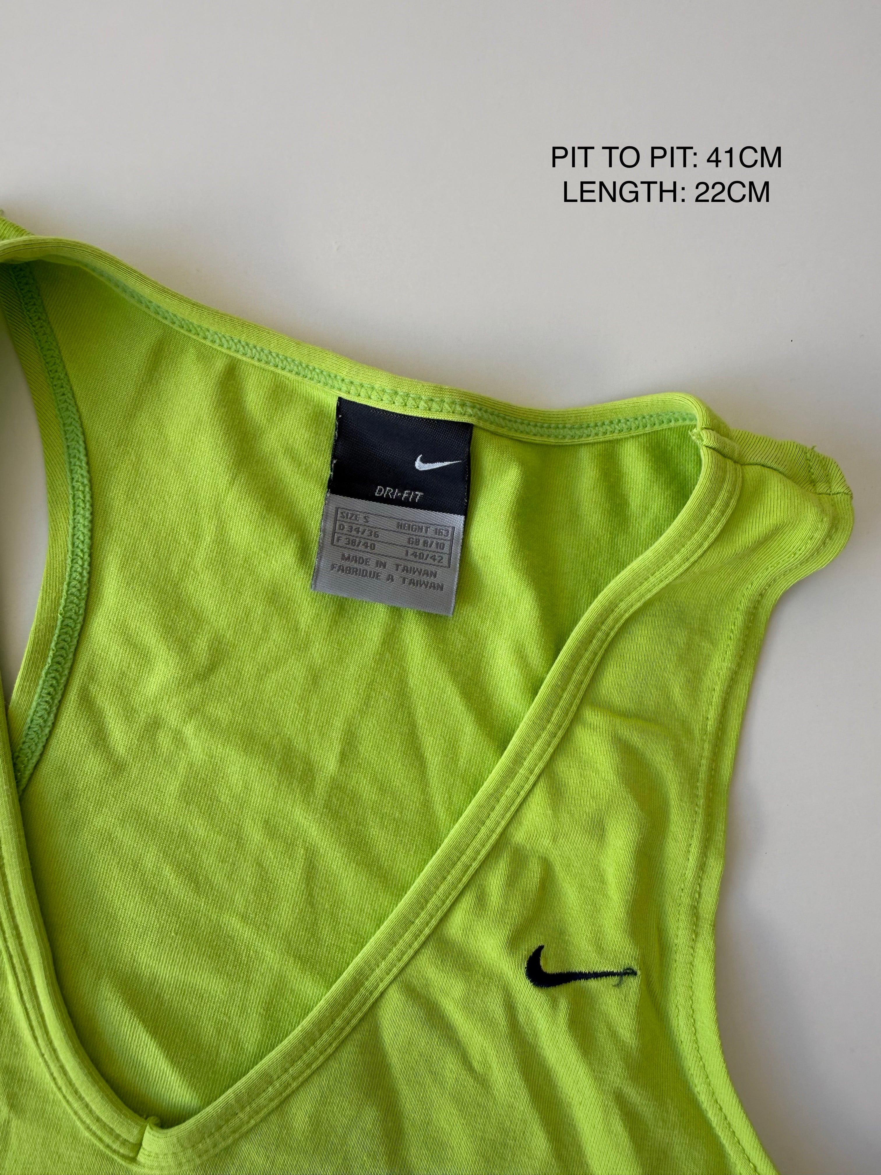 Green 100% cotton activewear top (L)