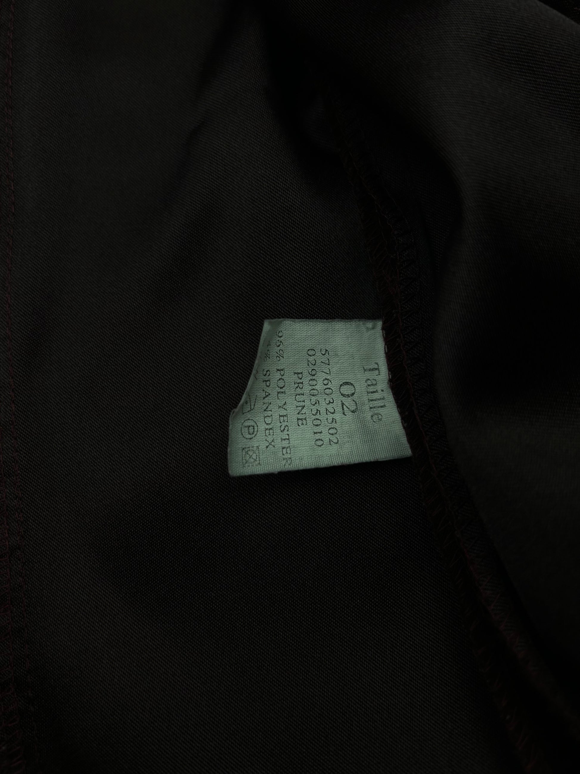 Purple velvet office blazer jacket (M)