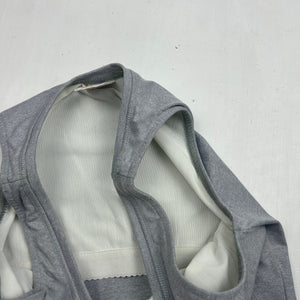 Grey tight fit tank top with bra (S)