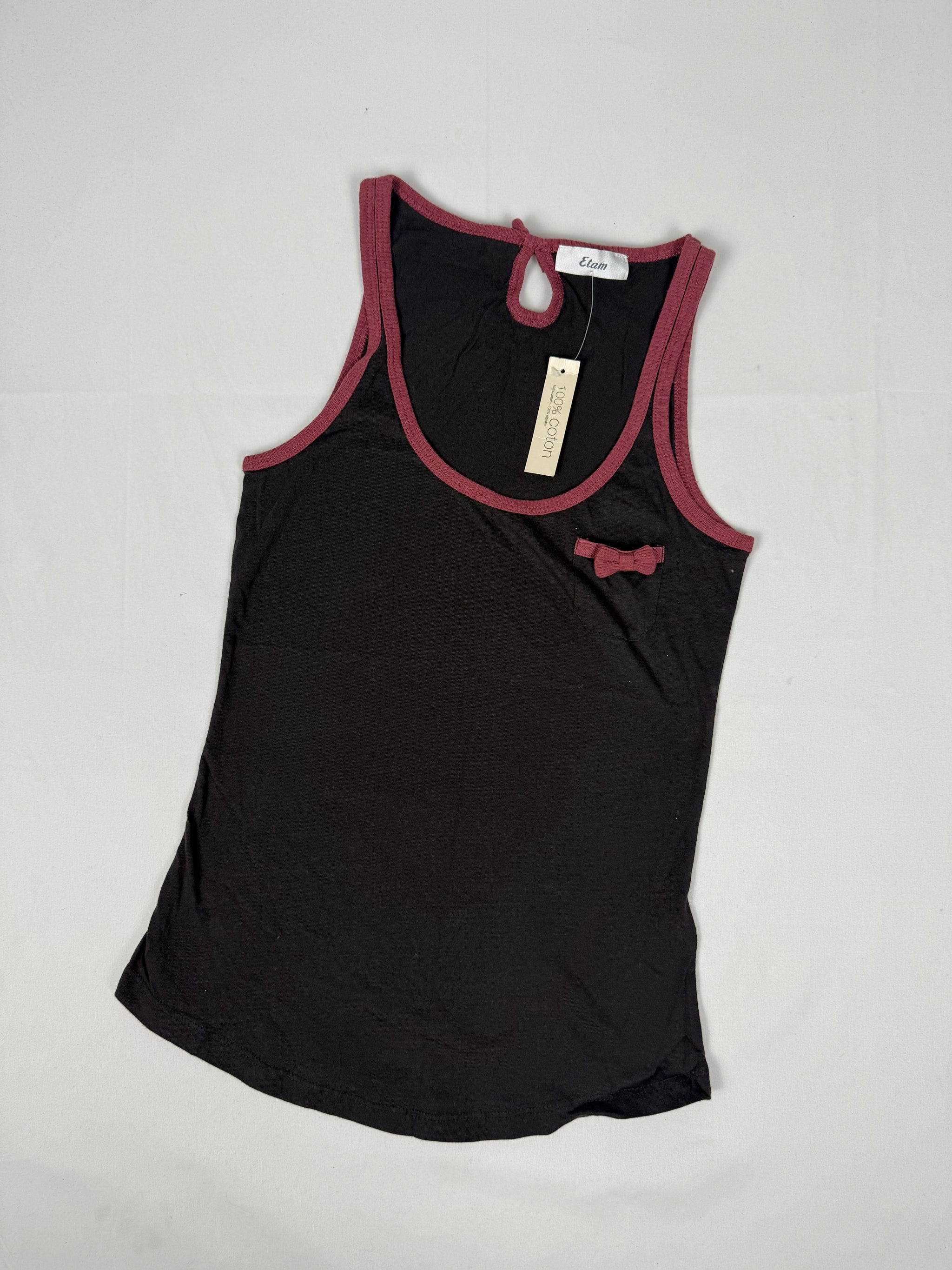 Brown 100% cotton brand new top (XS)
