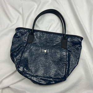 Navy blue handbag