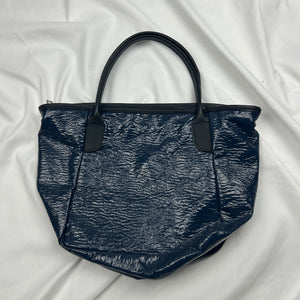 Navy blue handbag