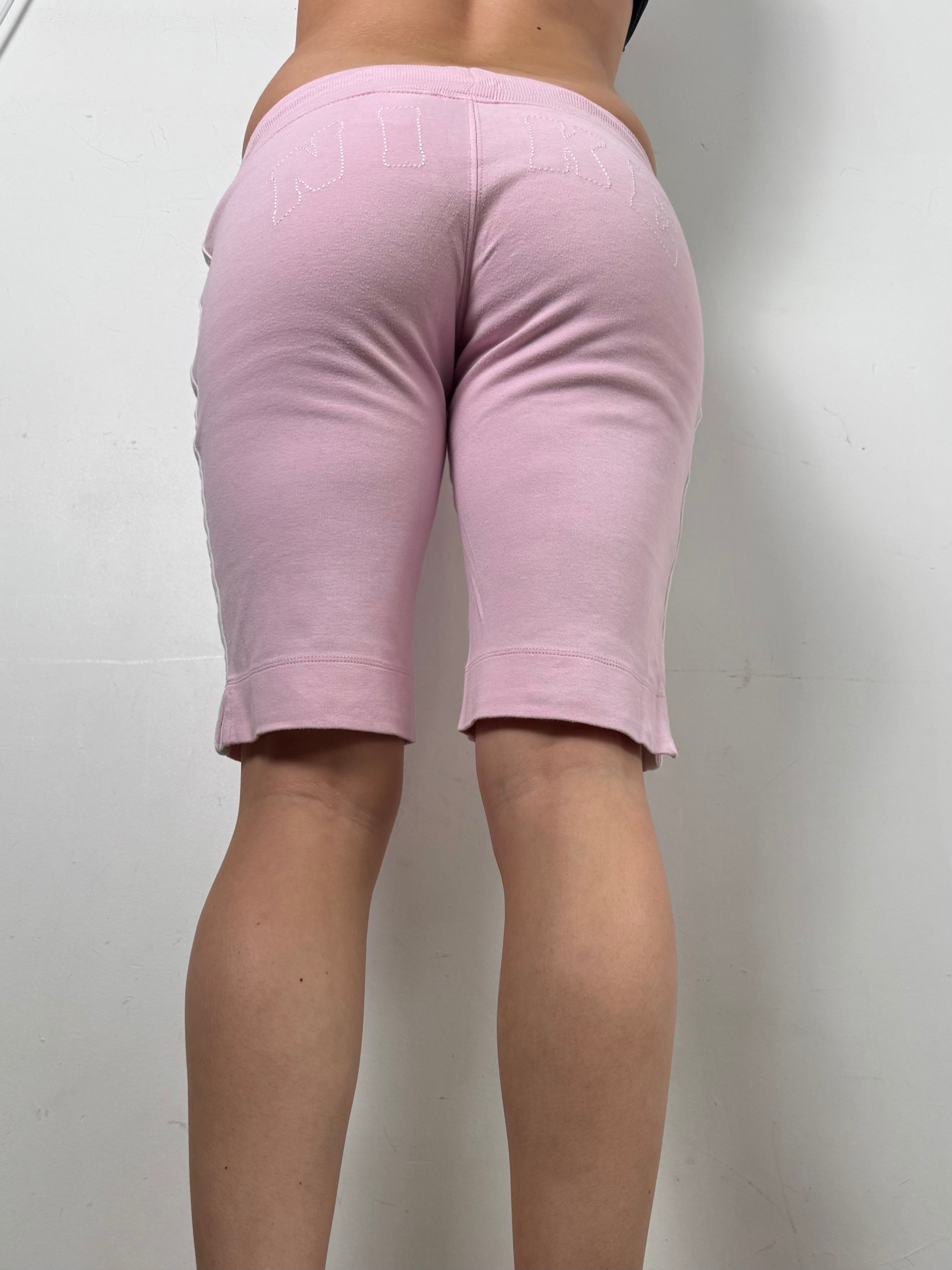 Baby pink cotton capri pants (XS)