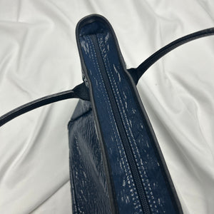 Navy blue handbag