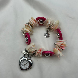 Pearls elastic bracelet watch jewelry