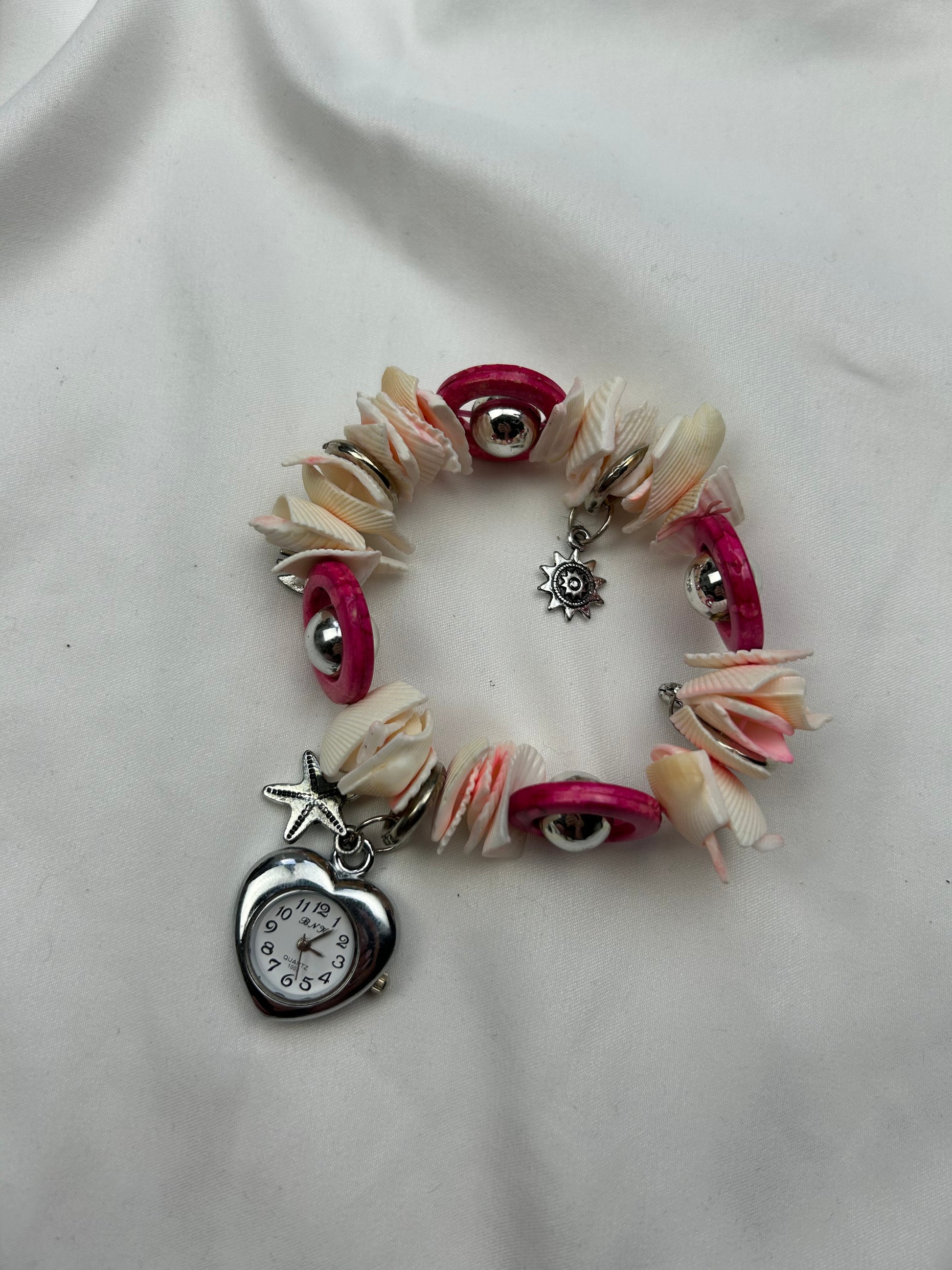 Pearls elastic bracelet watch jewelry