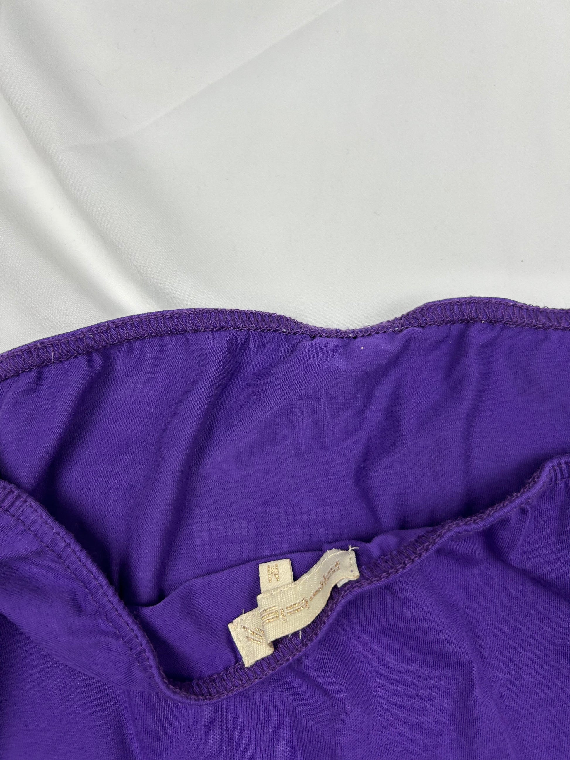 Purple strass logo tube top (S/M)