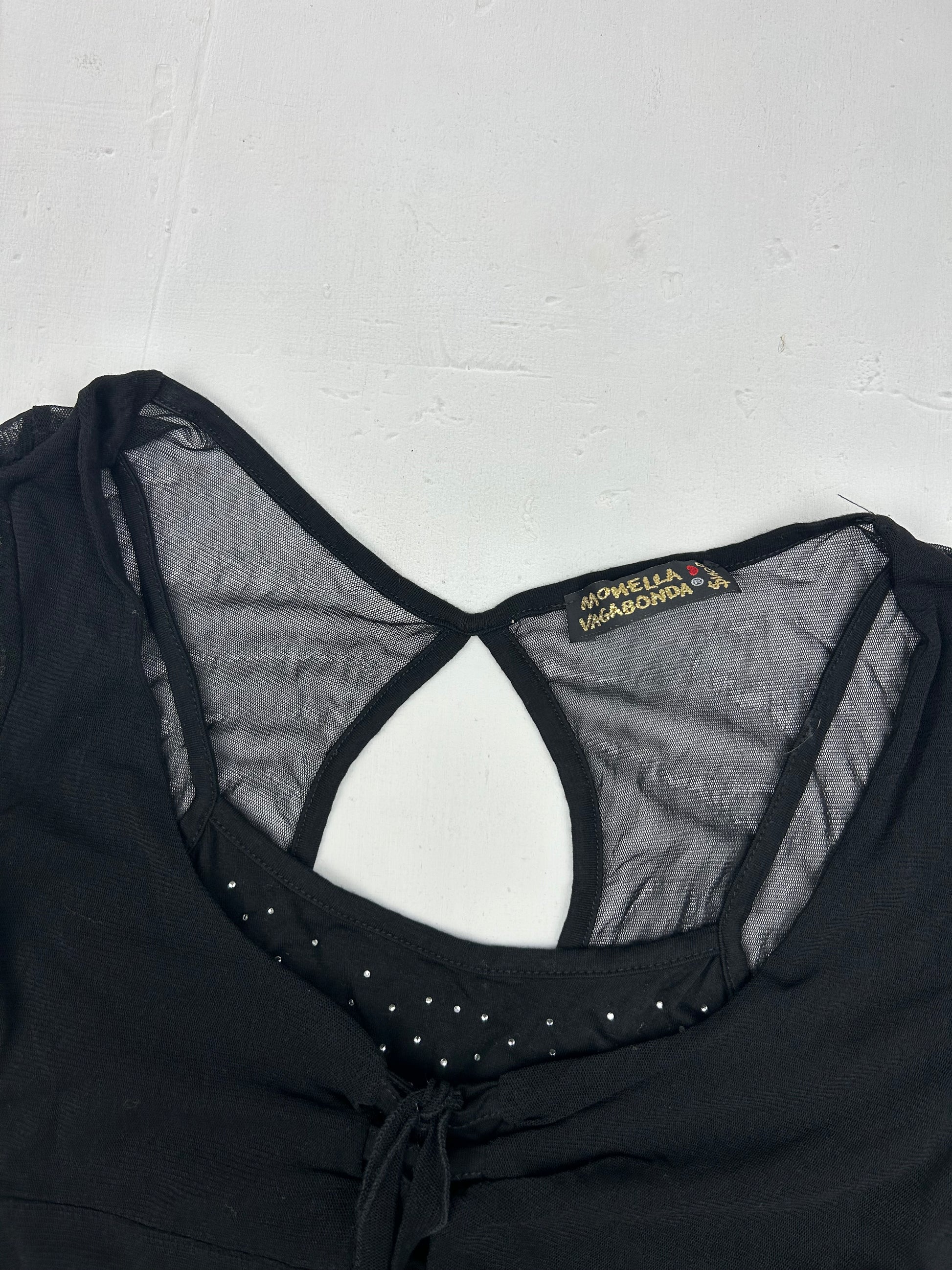 Black sequins  long sleeves top (S/M)