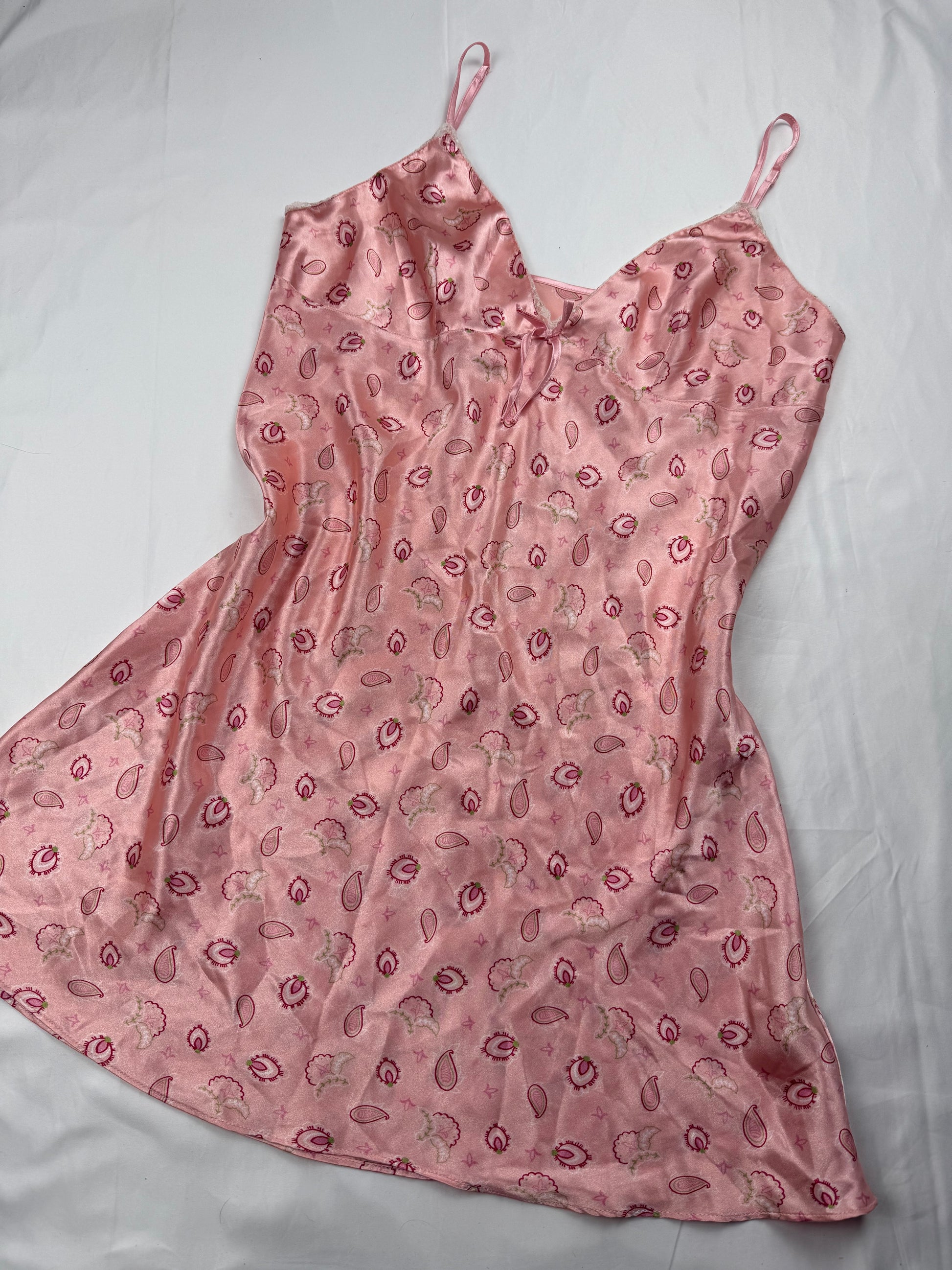 Baby pink silky babydoll dress (XL)