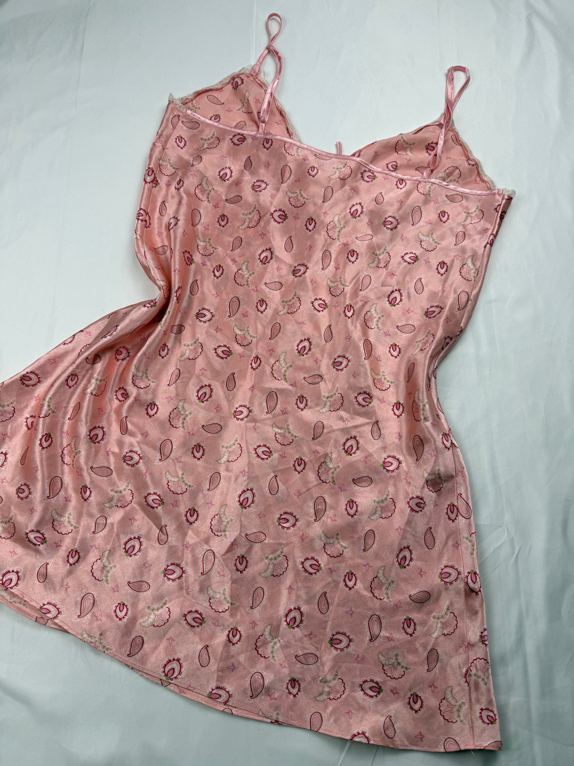 Baby pink silky babydoll dress (XL)