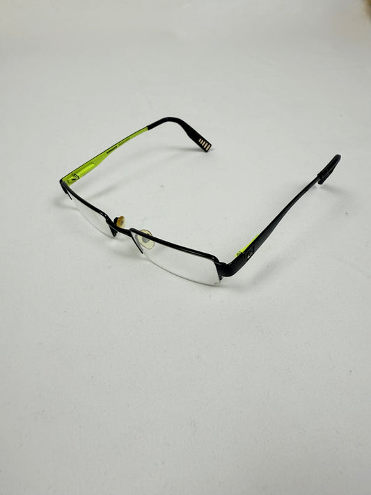 Metallic black office glasses (with prescription)