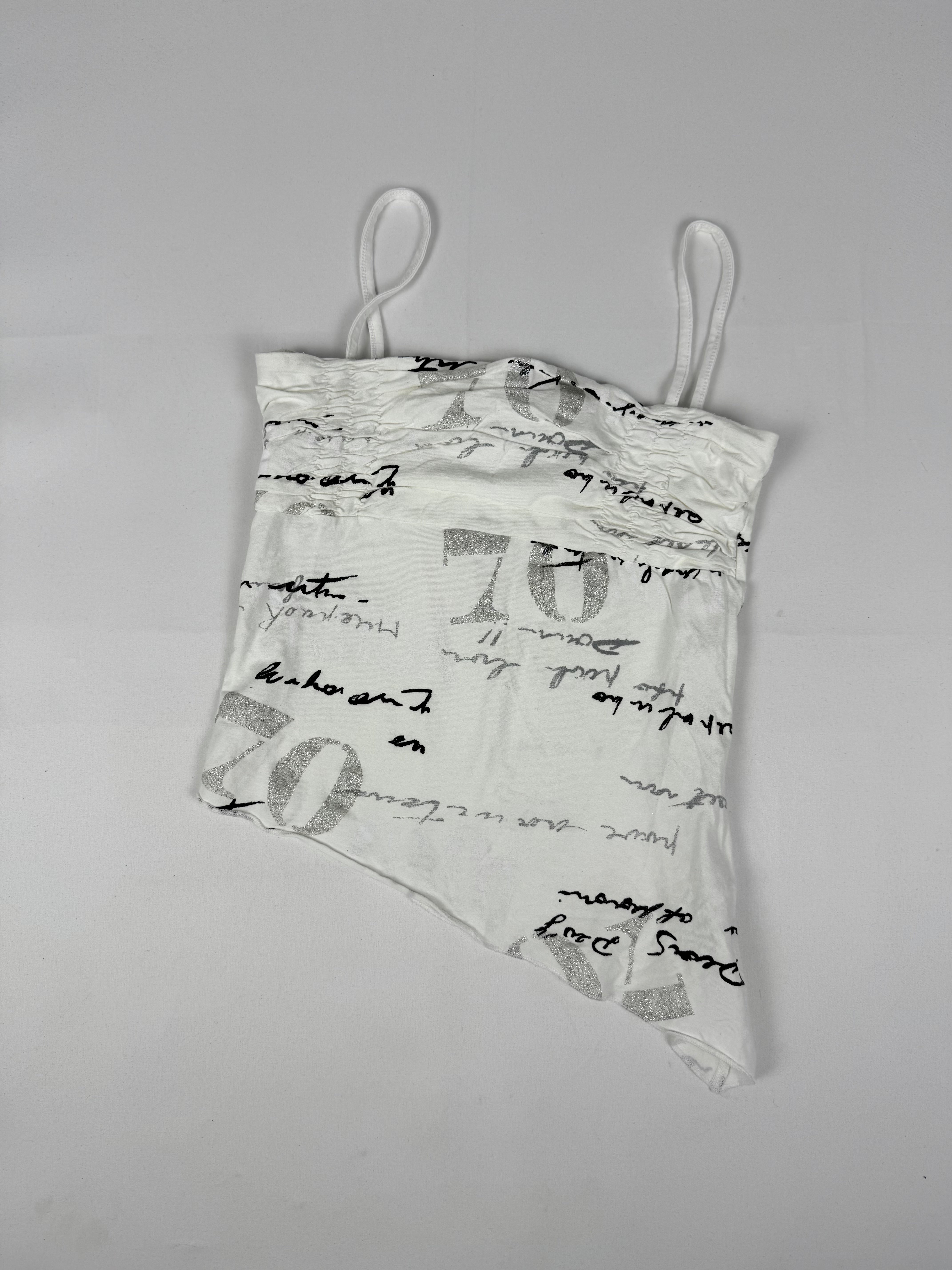 Asymmetric cotton top (M)