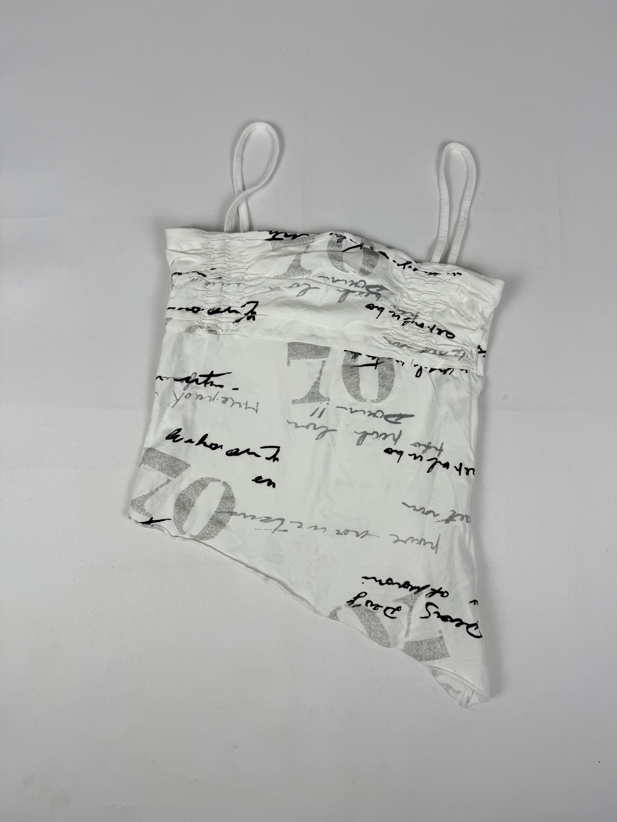 Asymmetric cotton top (M)