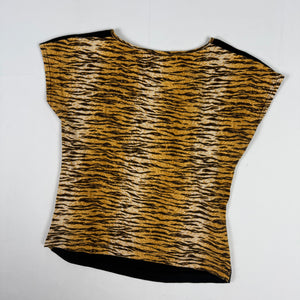 Black & panther cotton  tight fit logo tee (XS/S)