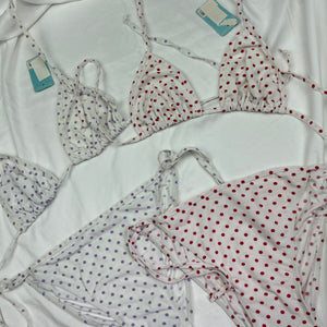 Polka dots bikini set