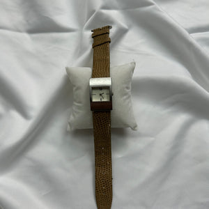 Vintage adjustable leather bracelet watch jewelry