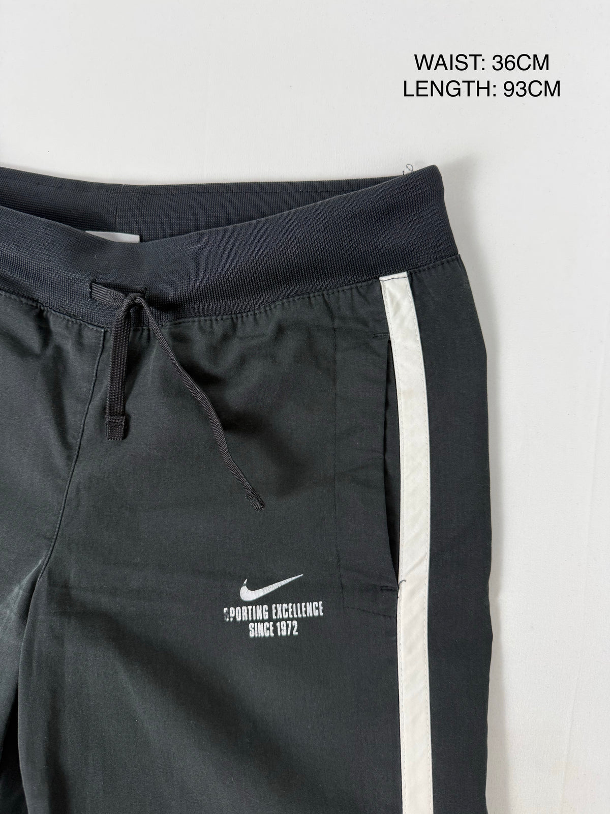 Black low rise joggers pants (XS)