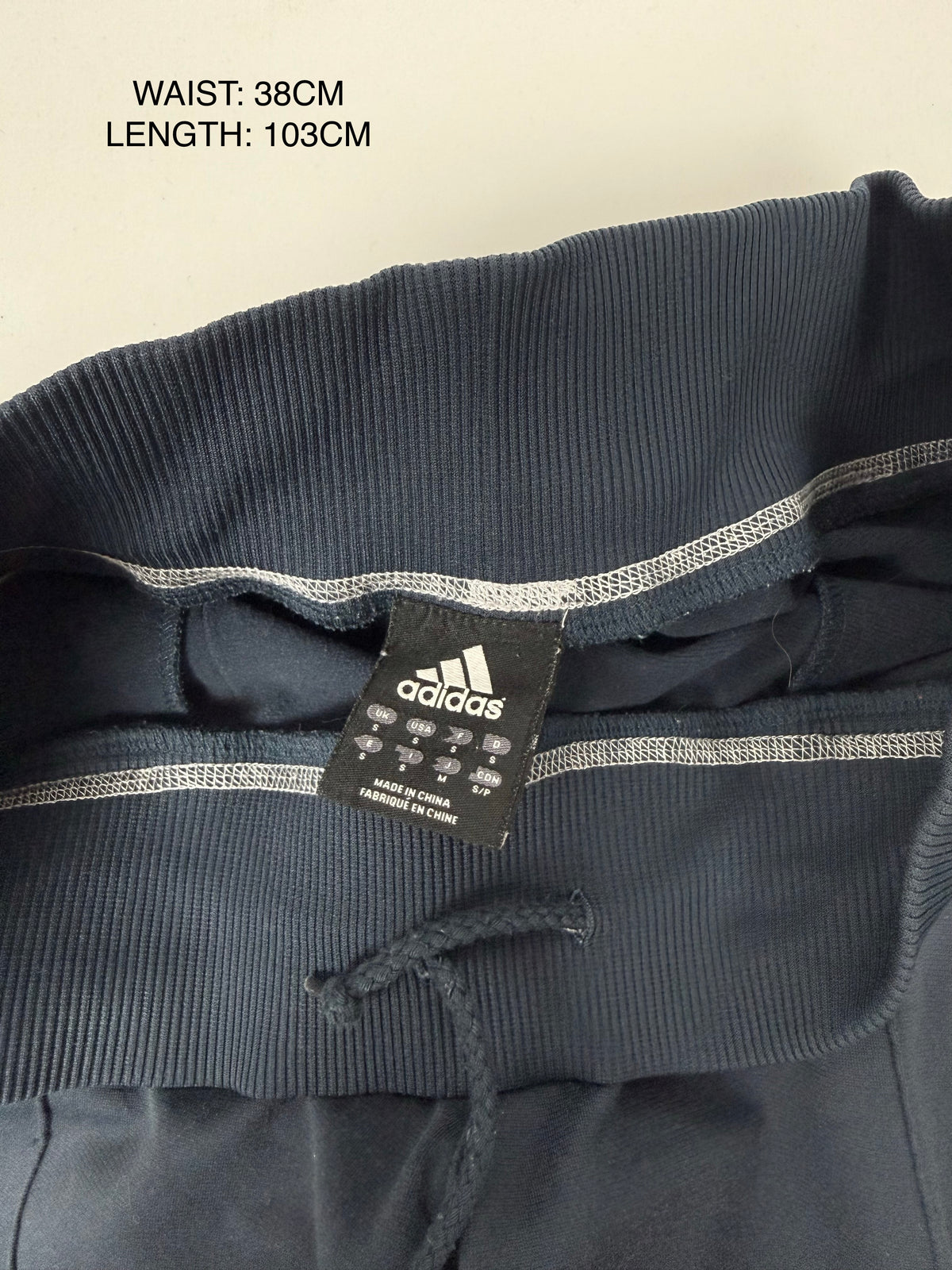 Navy low rise joggers pants (M)