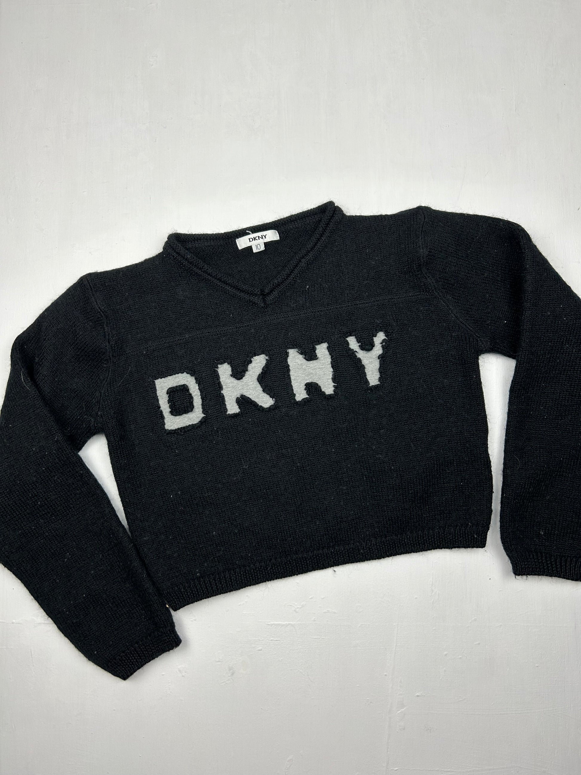 Black crop  jumper (S)