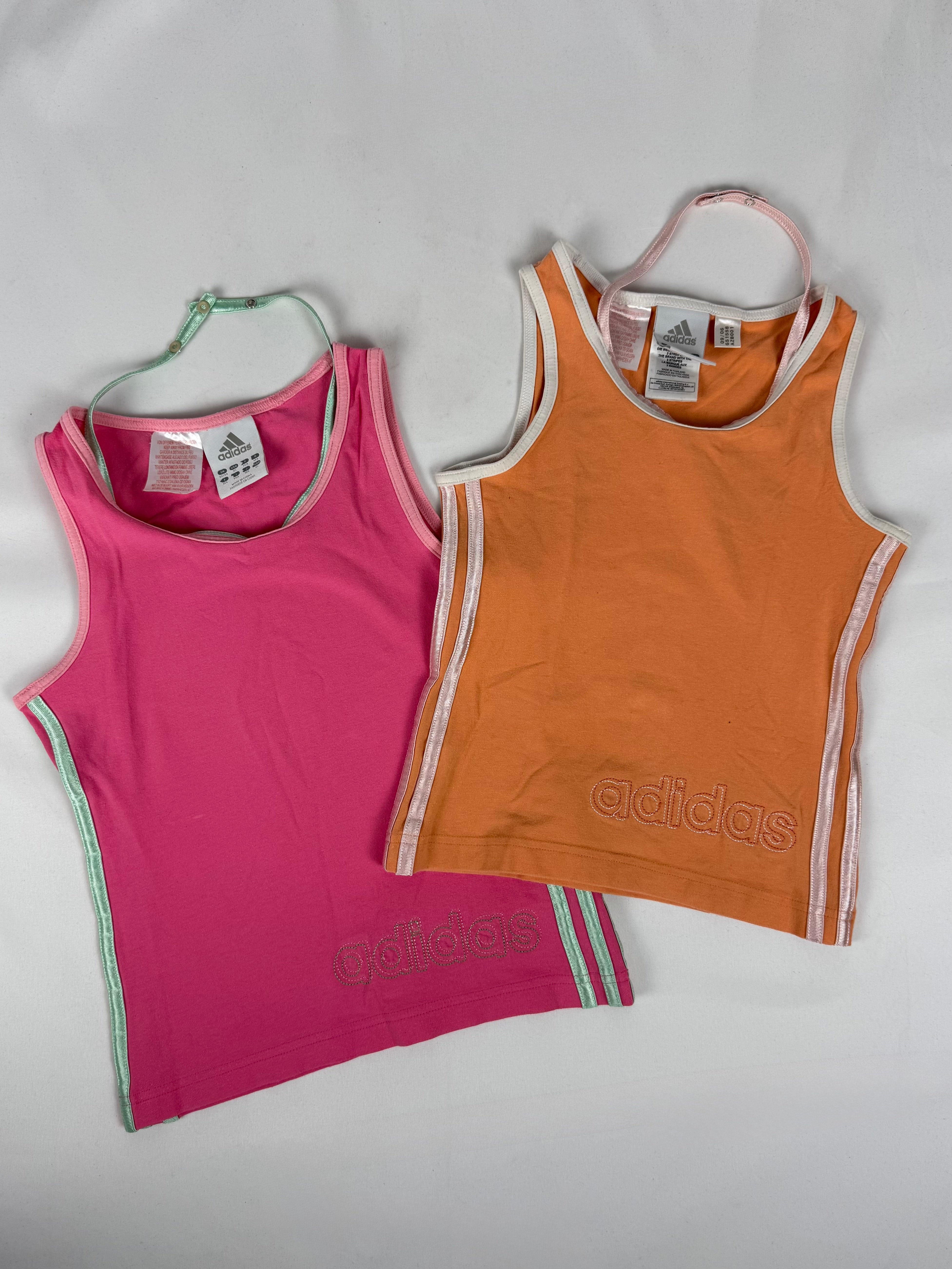 Pink activewear cotton top (S)