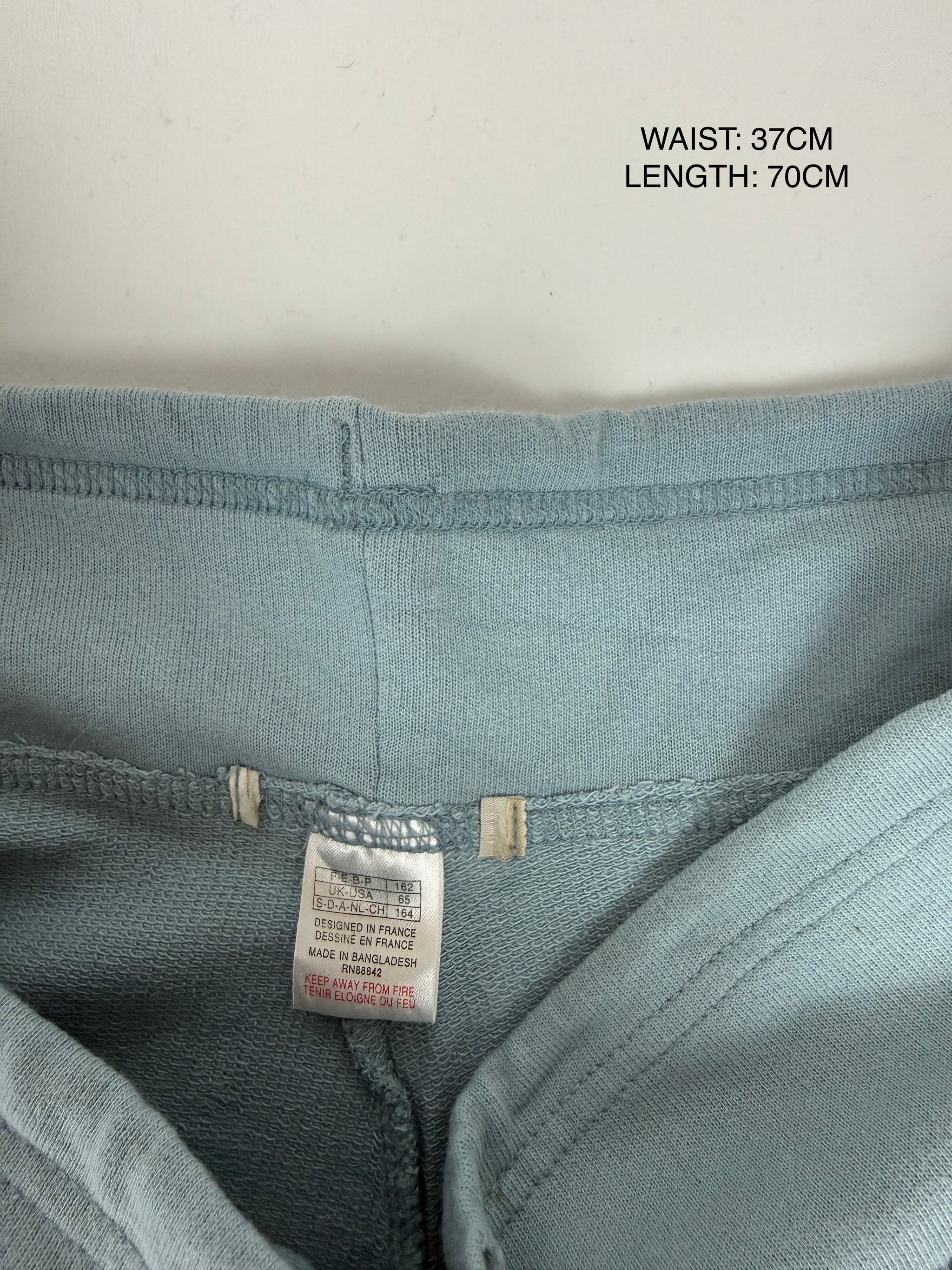 Blue activewear low rise capri pants (S)