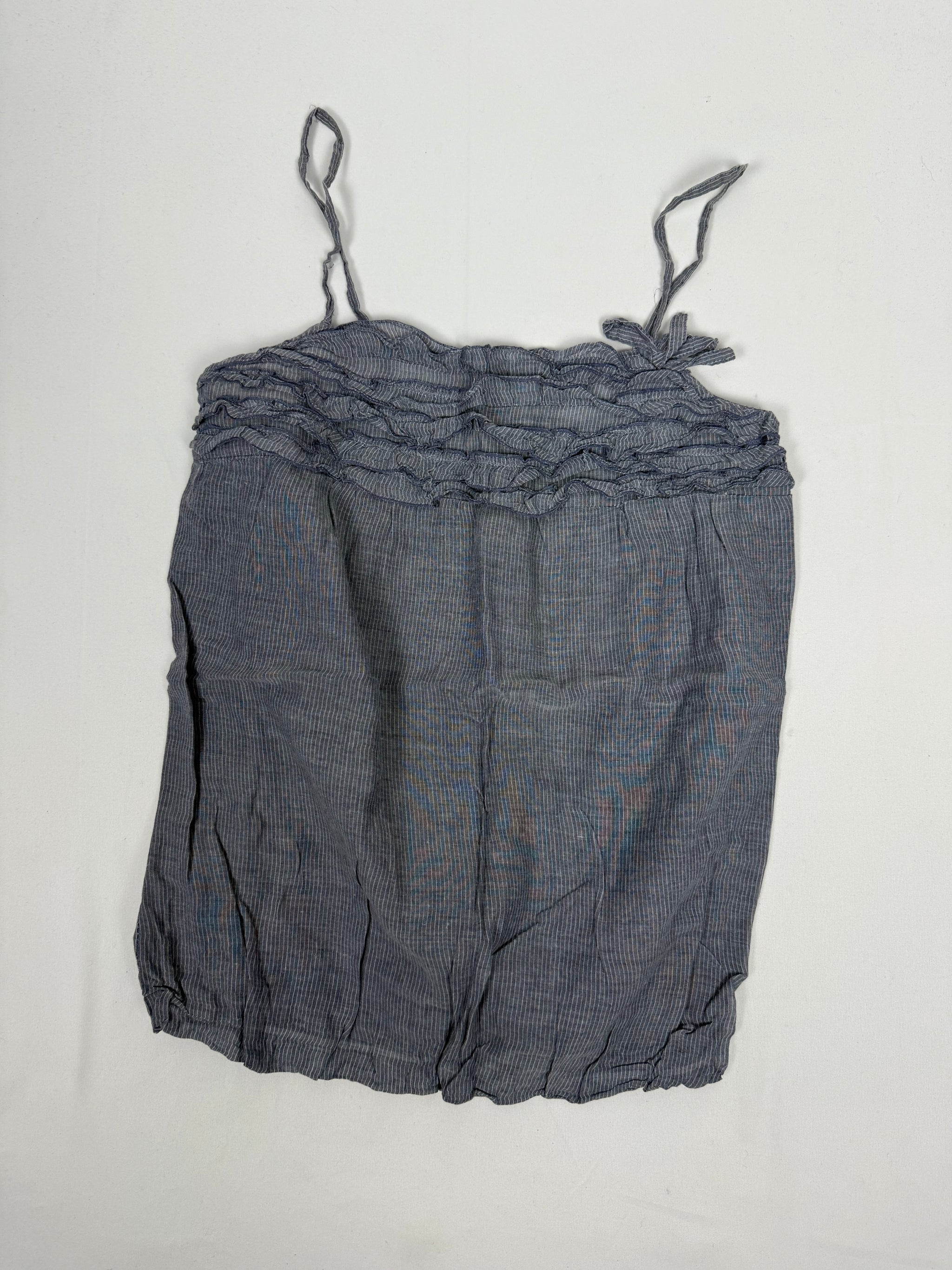 Grey 100% cotton top (S)