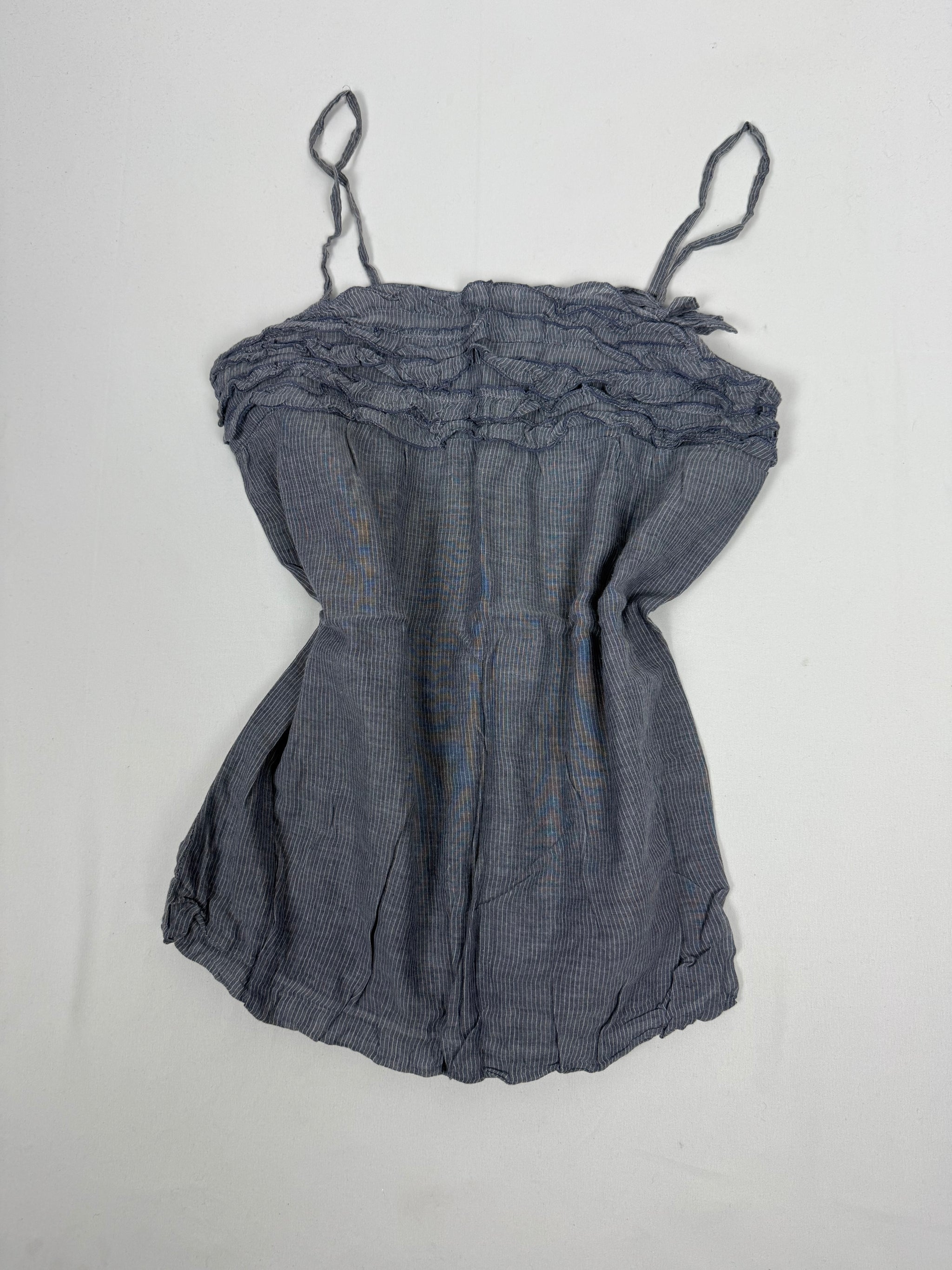 Grey 100% cotton top (S)