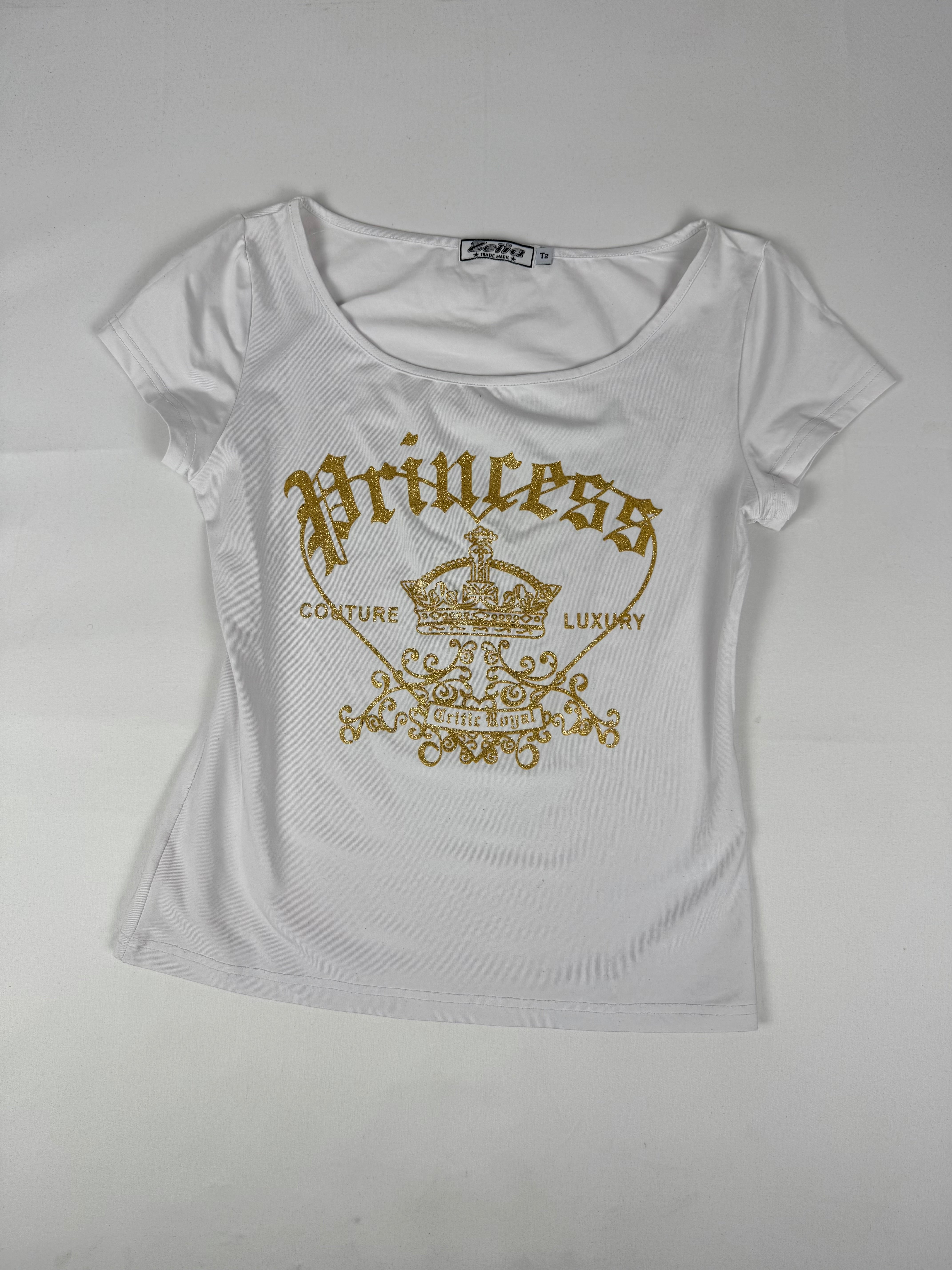 White graphic tee (L)