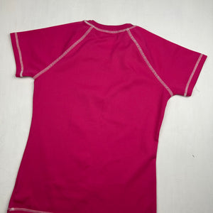 Pink logo tight fit baby tee (S/M)