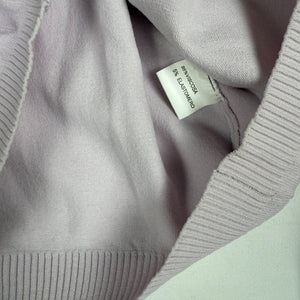 Pink polo neck tight fit zip up jumper (S/M)