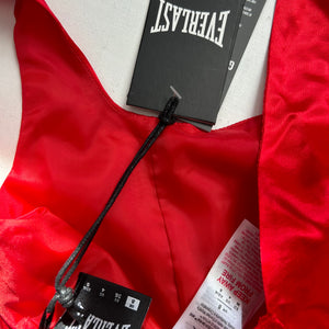 Red silk effect 90s y2k vintage corset top