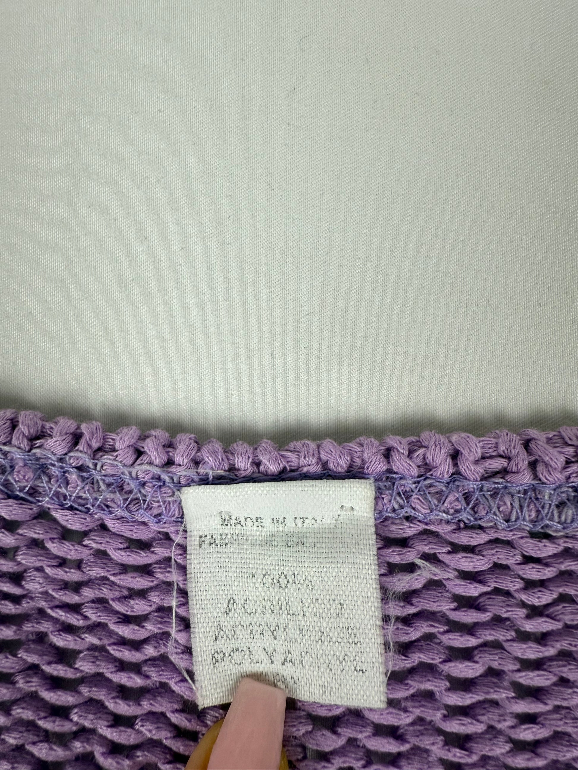 Lilac large neck jumper (M/L)