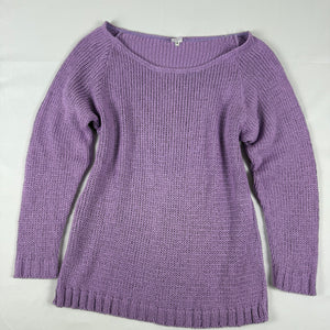 Lilac large neck jumper (M/L)