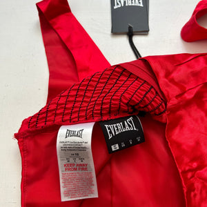 Red silk effect 90s y2k vintage corset top