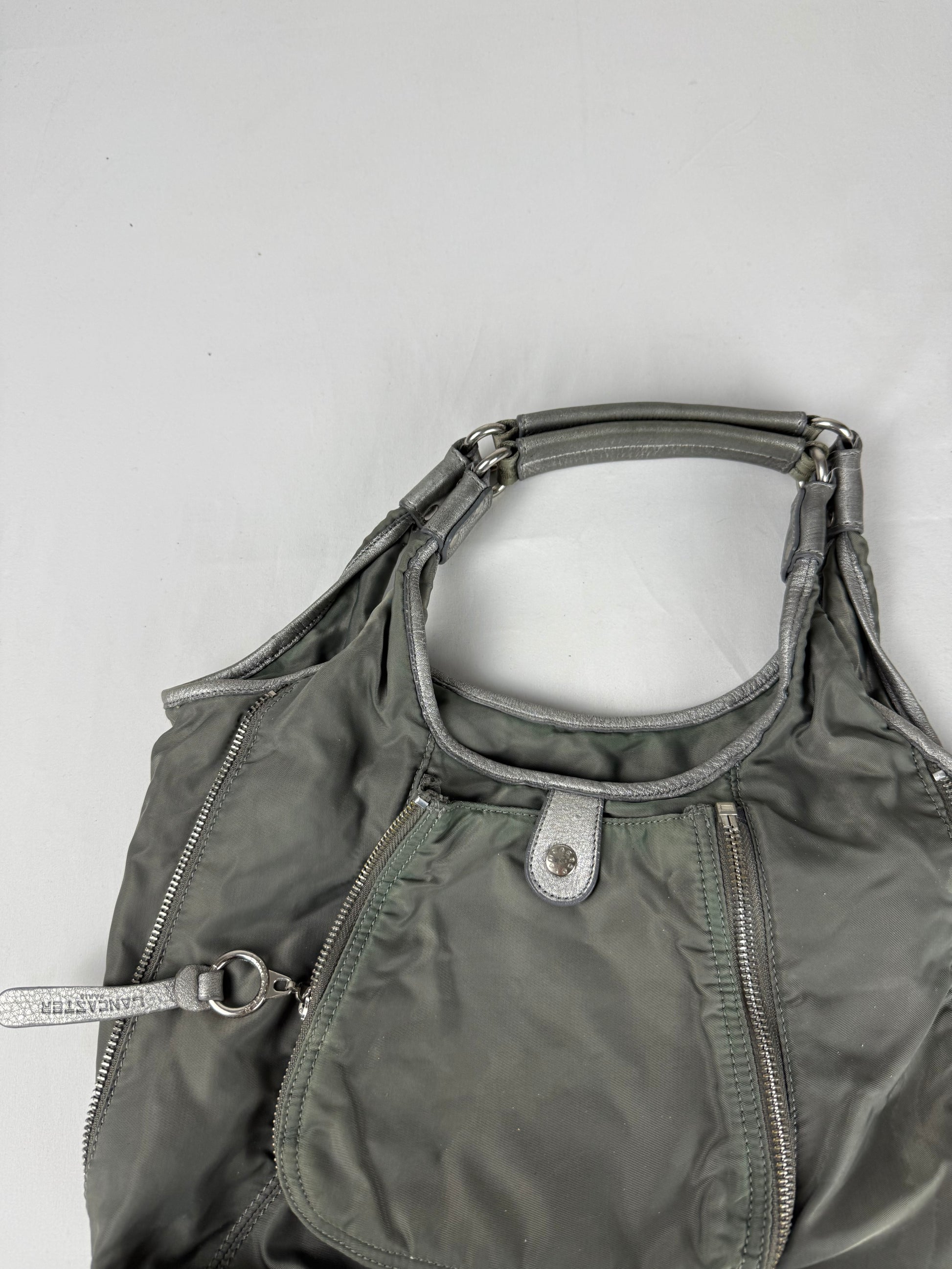 Grey shoulder bag (36x24cm)